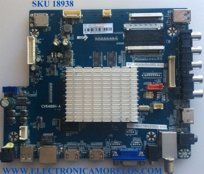 MAIN / WESTINGHOUSE F50CV6488HA20003 / CV6488H-A / 10011716 / LTE50398 / 68H15641608DA8231 / E254667 / PANEL V500DJ2-QS5 / MODELOS WD50UC4300 TW-01931-C050G / WD50UC4300